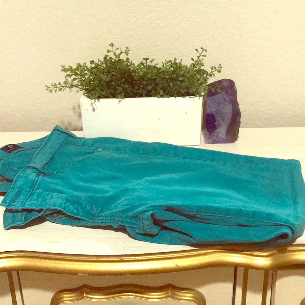 AG teal jeans!